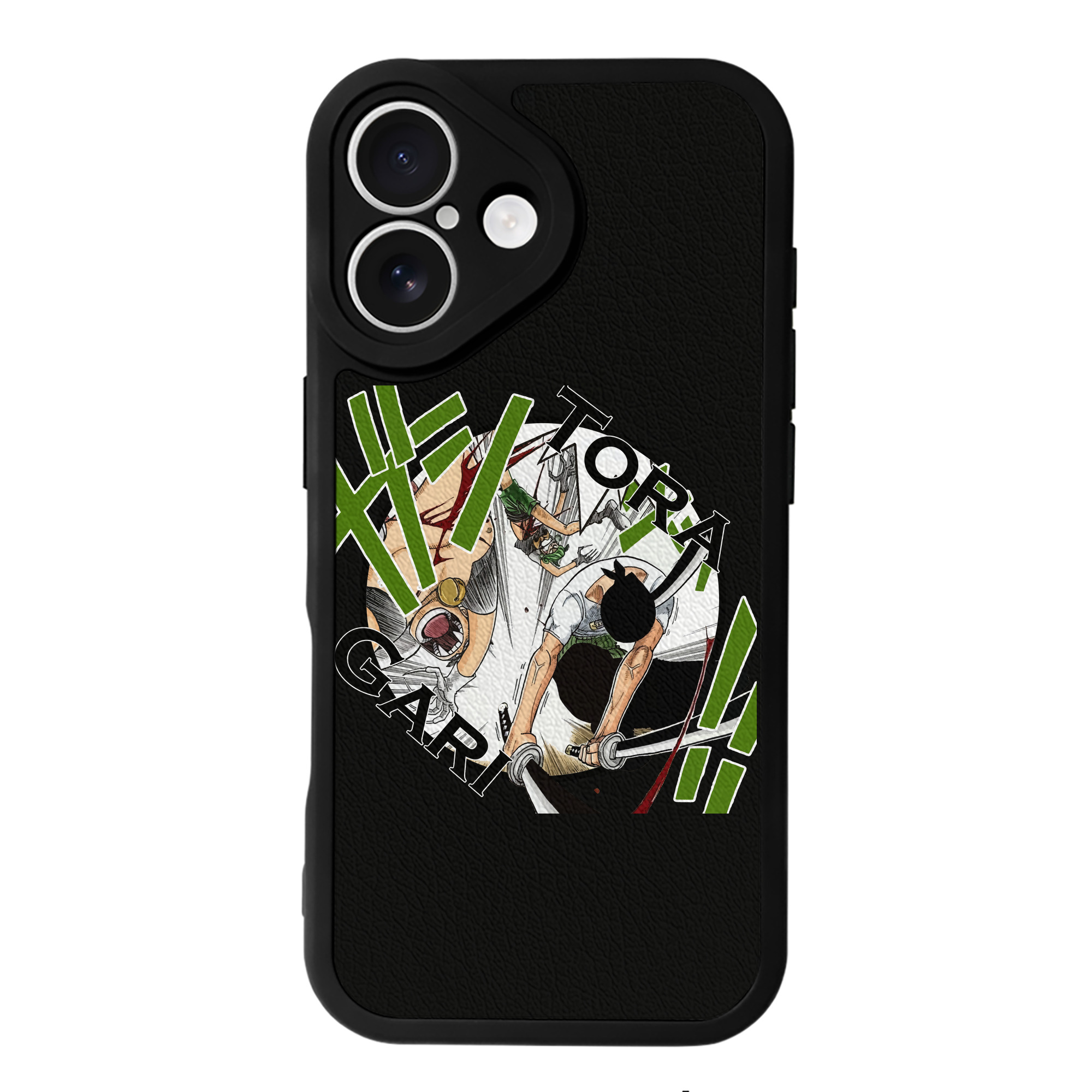 （画像用） ワンピース ロロノア・ゾロ ONE PIECE Roronoa Zoro 【iPhone 16シリーズ対応】シリコンスマホケース（レザー調） 材質：シリコン